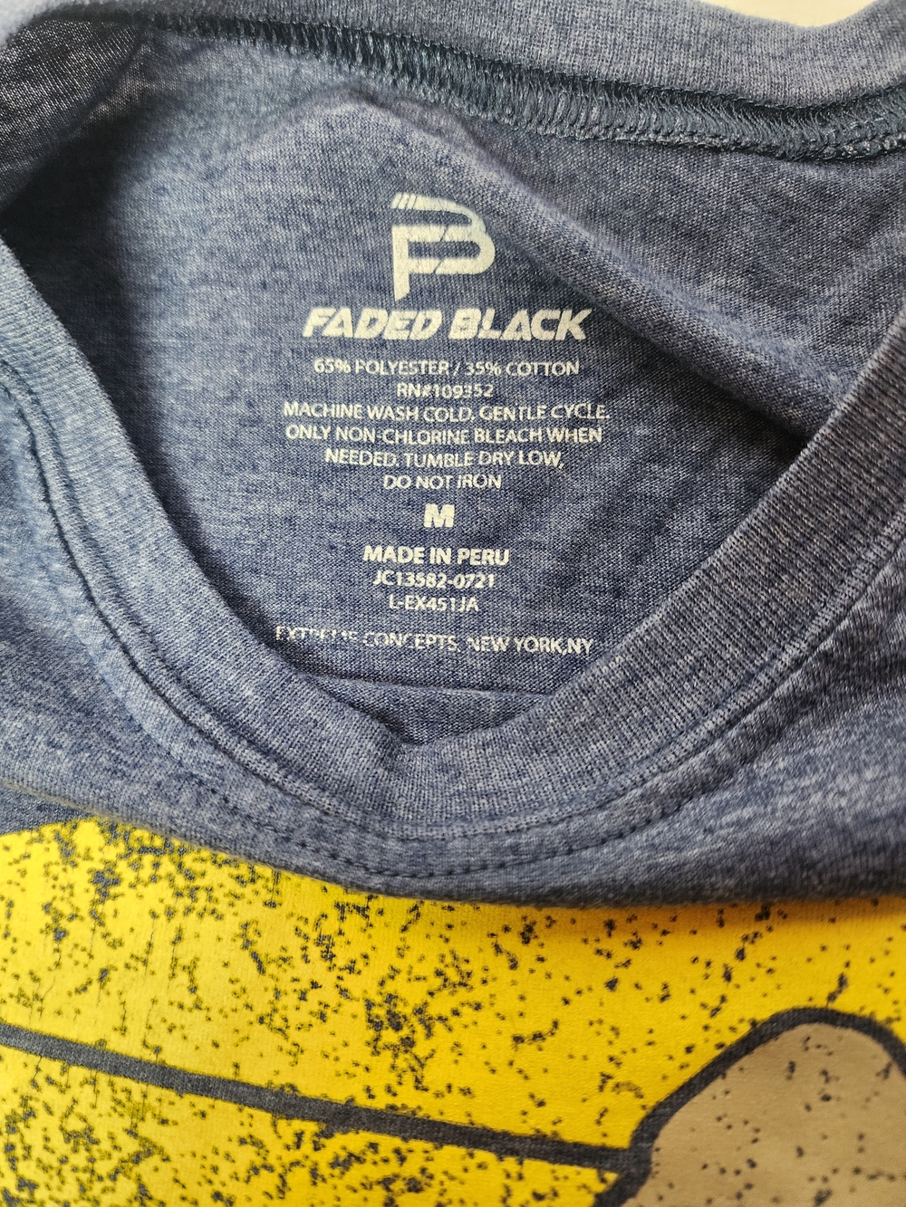 Men's Heather Navy 'Take a Hike' Graphic Short Sleeve Tee - Picture 3 of 6